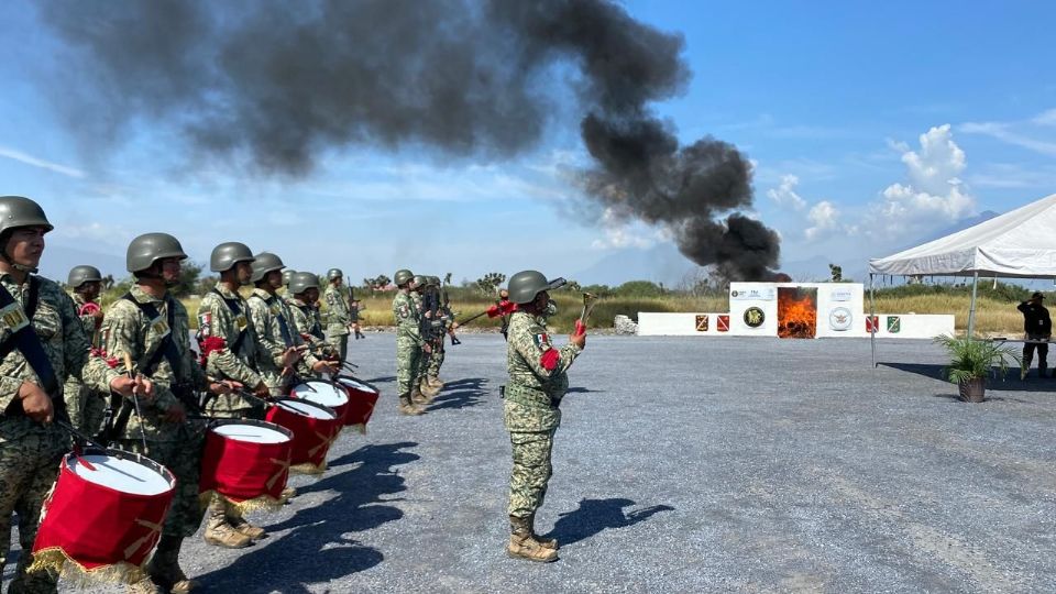 Incineran más de 264 kilos de drogas en Nuevo León