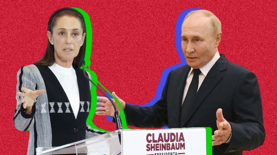 Claudia Sheinbaum invitó a Vladimir Putin a su toma de posesión y Ucrania le recordó que tiene una orden de arresto internacional que espera cumpla.