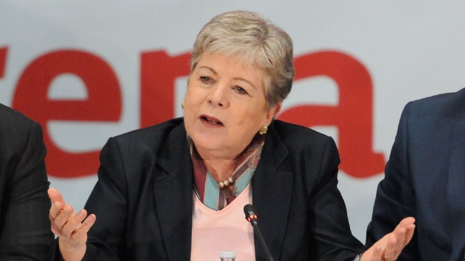 Alicia Bárcena, titular de la SRE.