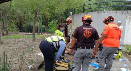 Rescatan a persona lesionada por caída en el Cerro de las Cascadas