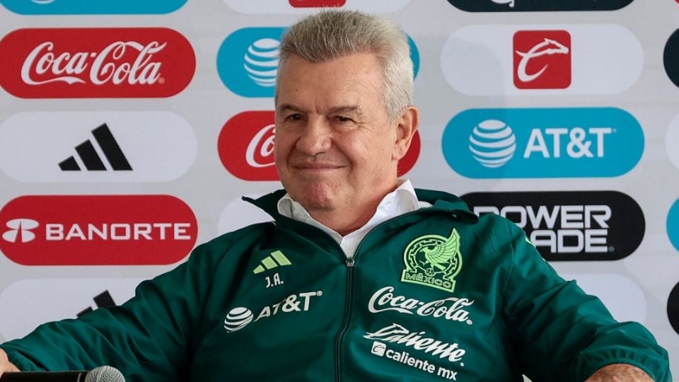 Javier Aguirre en su presentación como estratega del Tri