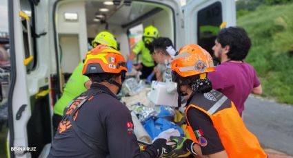 Menor de 4 años es trasladado de emergencia tras caer desde un tobogán en Montemorelos