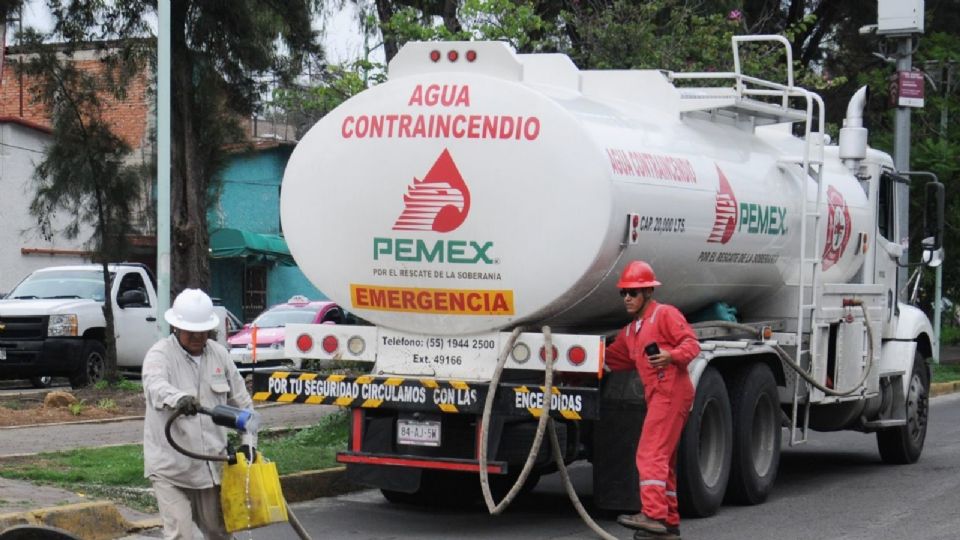 Pipa de Pemex.