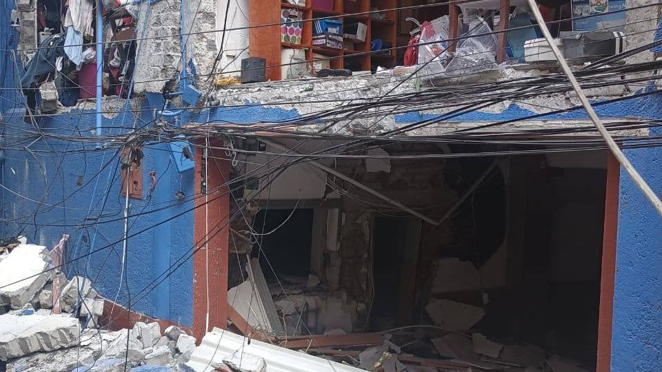 La explosión dejó 8 personas lesionadas.