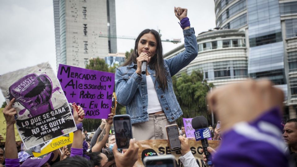 Alessandra Rojo de la Vega, candidata electa en la alcaldía Cuauhtémoc.