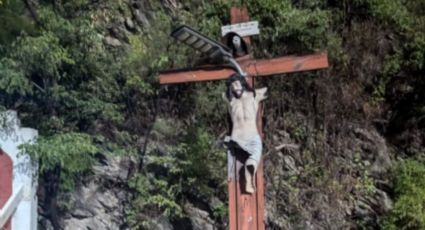 Sin brazos ni piernas, así dejaron al Cristo de Constitución en San Pedro