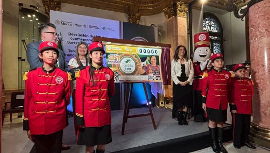 Lotería Nacional celebra tres años de Financiera para el Bienestar con billete conmemorativo