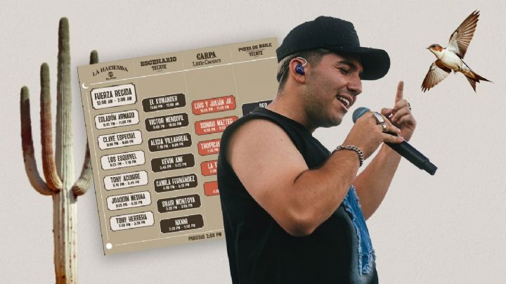 Festival Arre 2025: Horarios para las presentaciones de Fuerza Regida, Grupo Firme y más