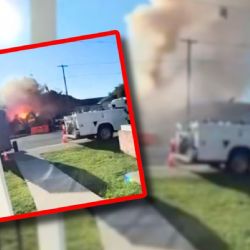 Explosión de gas provoca incendio y deja seis heridos en Ashland, California  | VIDEO