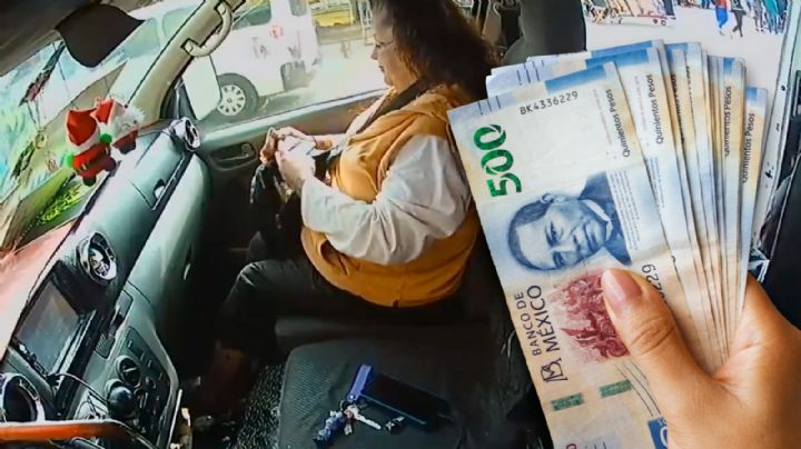 VIDEO | Mujer roba "como si nada" la cuenta de chofer del transporte público en Edomex