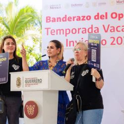 Evelyn Salgado da banderazo al Operativo Vacacional Invierno 2025 en Guerrero