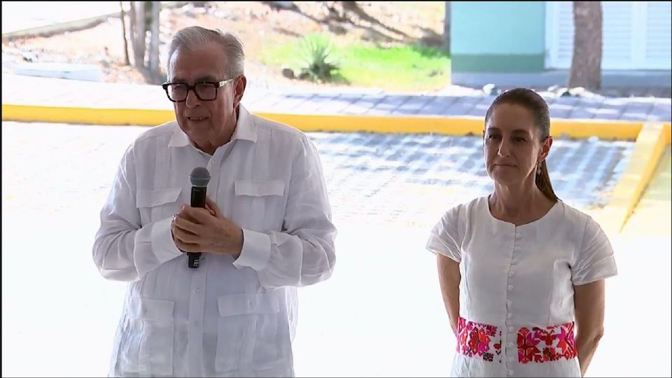 La Presidenta Sheinbaum acudió a Mazatlán para dar el banderazo de arranque del programa Salud Casa por Casa.