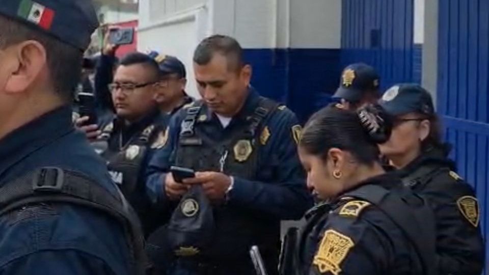 Elementos de la SSC protestan por abusos y corrupción de mandos.