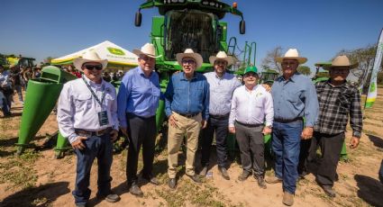 Rocha Moya garantiza comercialización de cosechas en la Expo Agro Sinaloa 2026