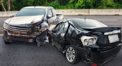 VIDEO | Automovilista da vuelta prohibida y causa carambola en la México-Tampico