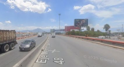 Choque múltiple en avenida Miguel Alemán colapsa vialidad hacia el Aeropuerto de Monterrey