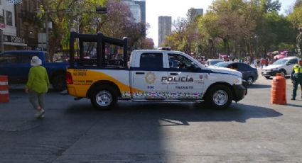 Personas con discapacidad visual paralizan el Eje Central; exigen espacios comerciales