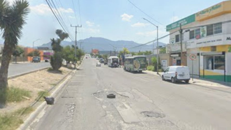 El mercado rodante se encontraba sobre la avenida Hacienda del Sol en la colonia Villas de Alcali en el municipio de García.