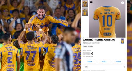 En más de 100 mil pesos cotiza la playera que Gignac uso en el Clásico Regio 142; la subasta sigue abierta