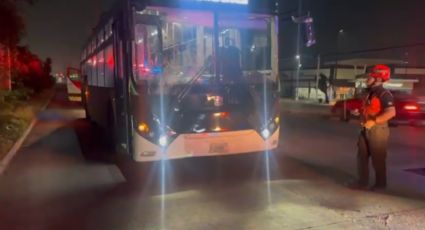 Mujer muere atropellada por camión Transmetro en Privadas de Lincoln en Monterrey