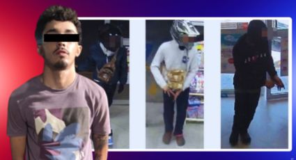Detienen a joven por obstruir el paso y le encuentran droga; es investigado por 20 robos a tiendas en Monterrey