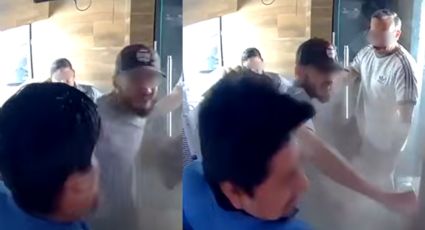 VIDEO | Golpean a guardia de seguridad en Santa Catarina