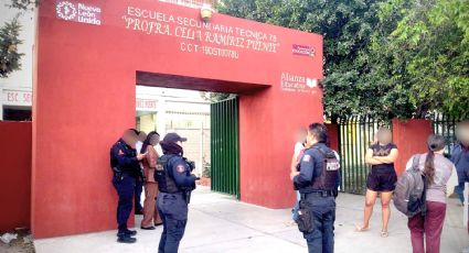Amenaza de tiroteo en secundaria de Guadalupe moviliza a padres y policías; investigan a alumno