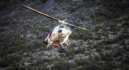 Continúa combate del incendio forestal en la Sierra Mesa San Lucas en Galeana