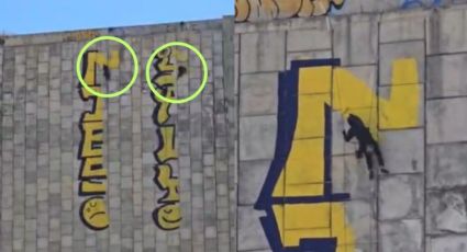 Detienen a dos personas por realizar grafitis en la Presa Rompepicos | VIDEO