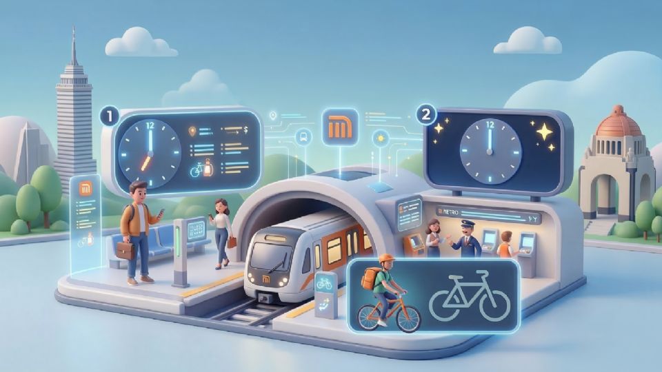 Usuarios de la Red de Movilidad Integrada ingresan a las estaciones durante un día festivo oficial.