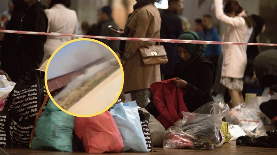 El escenario en la comunidad de Estación de Chora parece extraído de una zona de guerra.