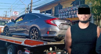 Lo detienen en Guadalupe por circular con auto robado en Estados Unidos