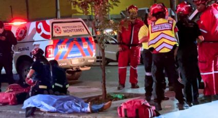 Hombre fallece tras desvanecerse en avenida Cristóbal Colón en el Centro de Monterrey