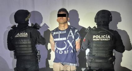 Detienen a hombre con 85 dosis de droga en la colonia Martínez en Monterrey