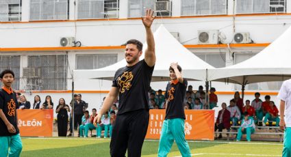 Inaugura Samuel García la cancha deportiva número 454, previo al Mundial 2026