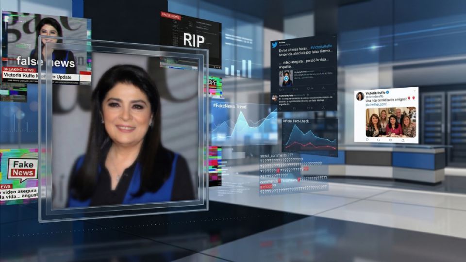 La actriz mexicana Victoria Ruffo en una de sus últimas apariciones públicas.