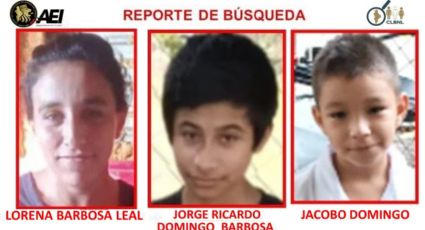 Buscan a madre y sus dos hijos desaparecidos en Cadereyta; fueron vistos por última vez el 1 de febrero