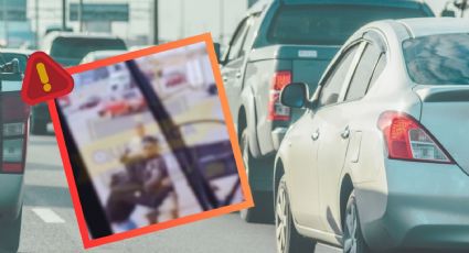 VIDEO: Captan a supuestos empleados de hospital peleando a golpes en la calle