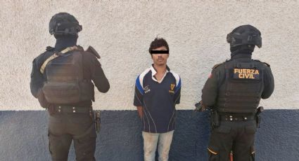 Fuerza Civil detiene a joven armado en la colonia Gloria Mendiola, al norte de Monterrey