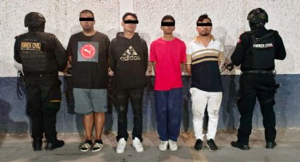 Arrestan a cuatro presuntos integrantes de grupo criminal en Guadalupe