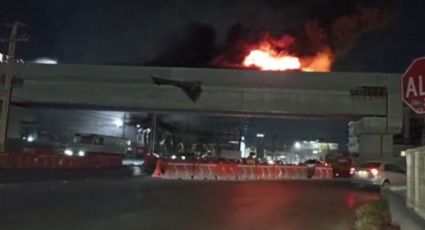 Metrorrey se pronuncia tras incendio en obras de la Línea 6 del Metro de Monterrey