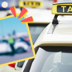 VIDEO: Taxista arrolla a policía y agente de transporte para evitar detención