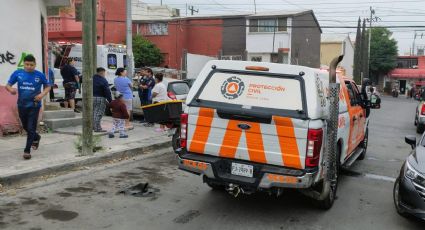 Atienden a persona electrocutada en segundo piso de vivienda en Lomas de Santa Catarina