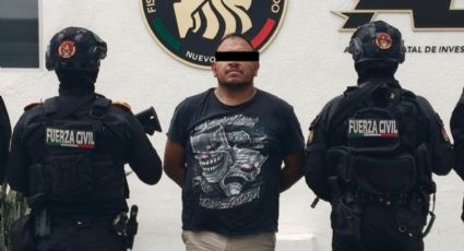 Detienen a hombre armado con droga y ponchallantas en Galeana