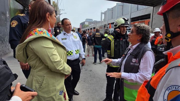 Brugada confirma un herido por derrumbe en edificio; trabajan para rescatar a tres personas