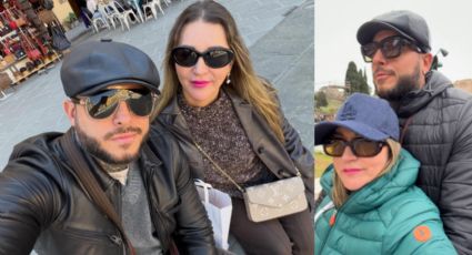Alicia Villarreal disfruta con su novio Cibad Hernández Europa y deja los problemas legales atras