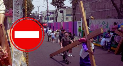 ¡Toma precauciones! Calles cerradas y rutas alternas en CDMX por procesiones este 3 de abril