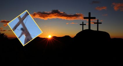 Susto en Tlaquepaque: Actor de Cristo sufre aparatosa caída durante crucifixión