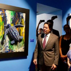 Inauguran muestras monumentales de César Menchaca
