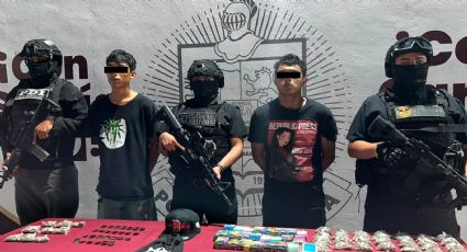 Detienen a hermanos investigados por asaltos a tiendas OXXO con droga en García